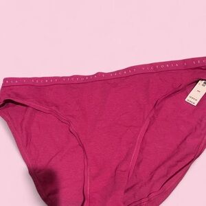 Victoria's Secret Hot Pink Cotton Bikini Brief